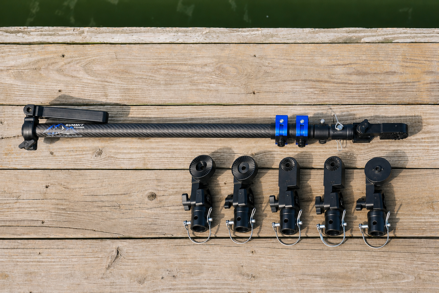 FFS Carbon Fiber Transducer Pole Combo