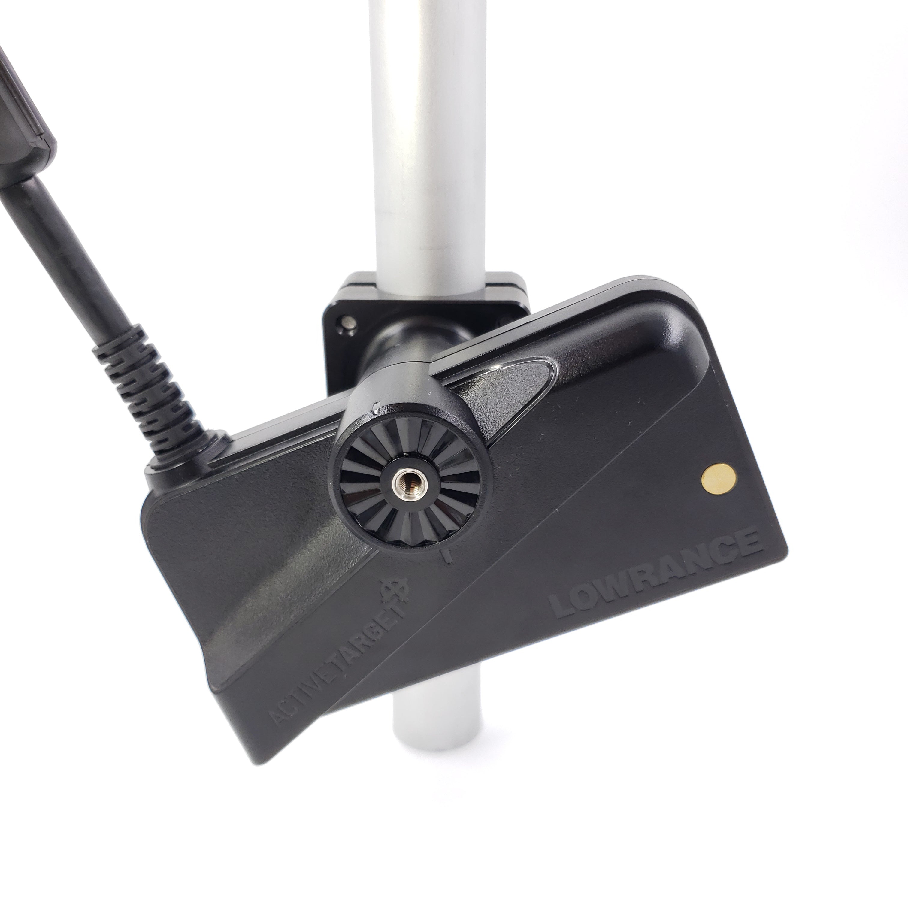 0 DEGREE LOWRANCE ACTIVE TARGET TRANSDUCER MOUNT ADAPTER FOR 1.125"-1.375" SHAFTS
