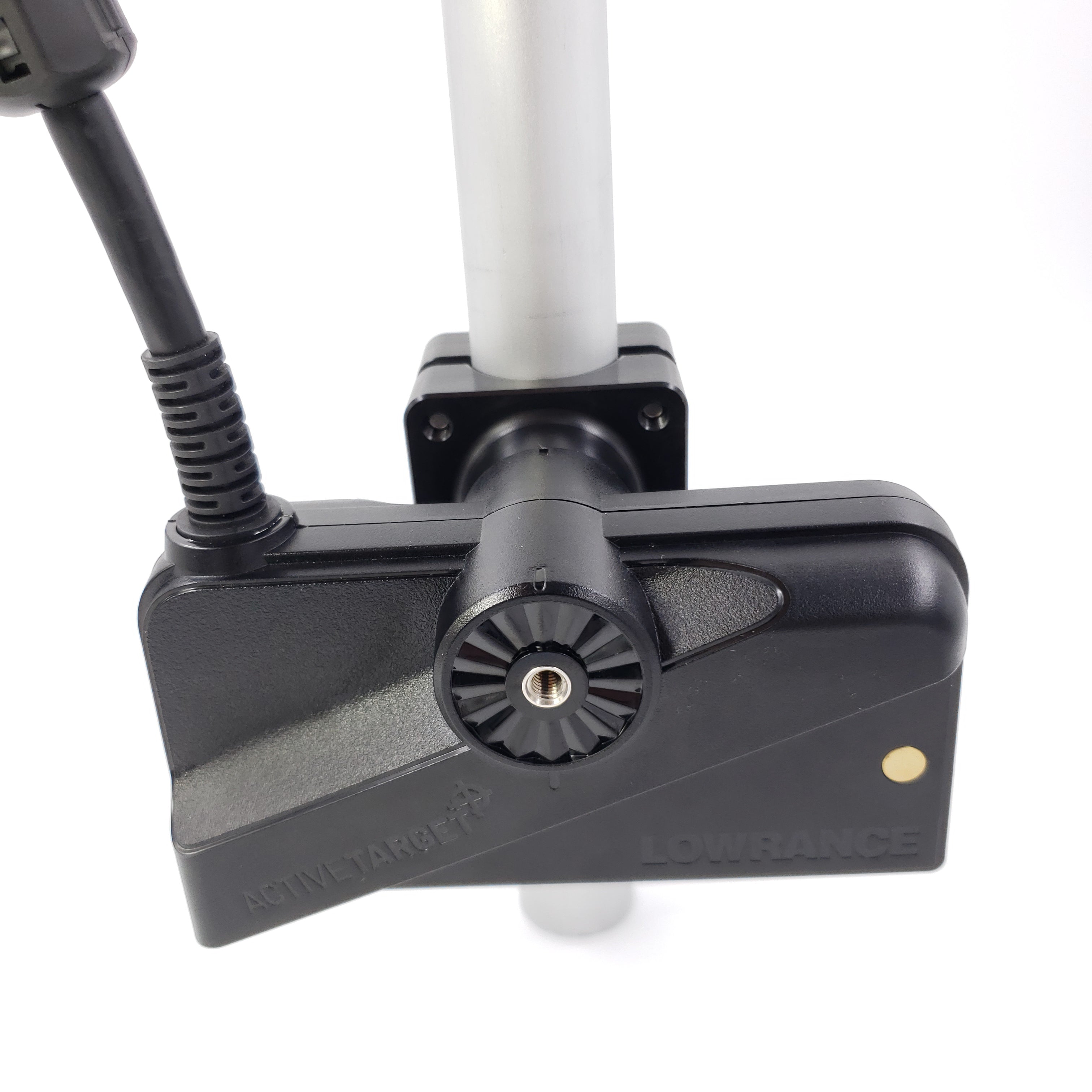 0 DEGREE LOWRANCE ACTIVE TARGET TRANSDUCER MOUNT ADAPTER FOR 1.125"-1.375" SHAFTS