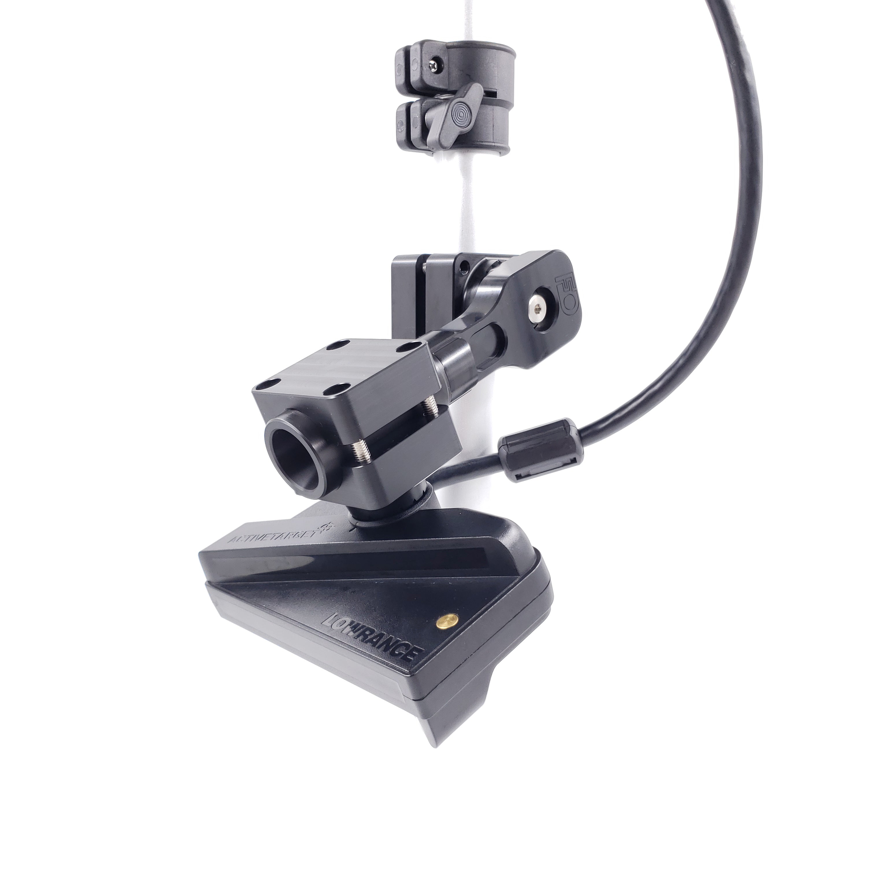 DOMINATOR-LOWRANCE ACTIVE TARGET MOUNT FOR TROLLING MOTOR OR POLE SYSTEM / F.O. LINK SPACER NOT INCLUDED