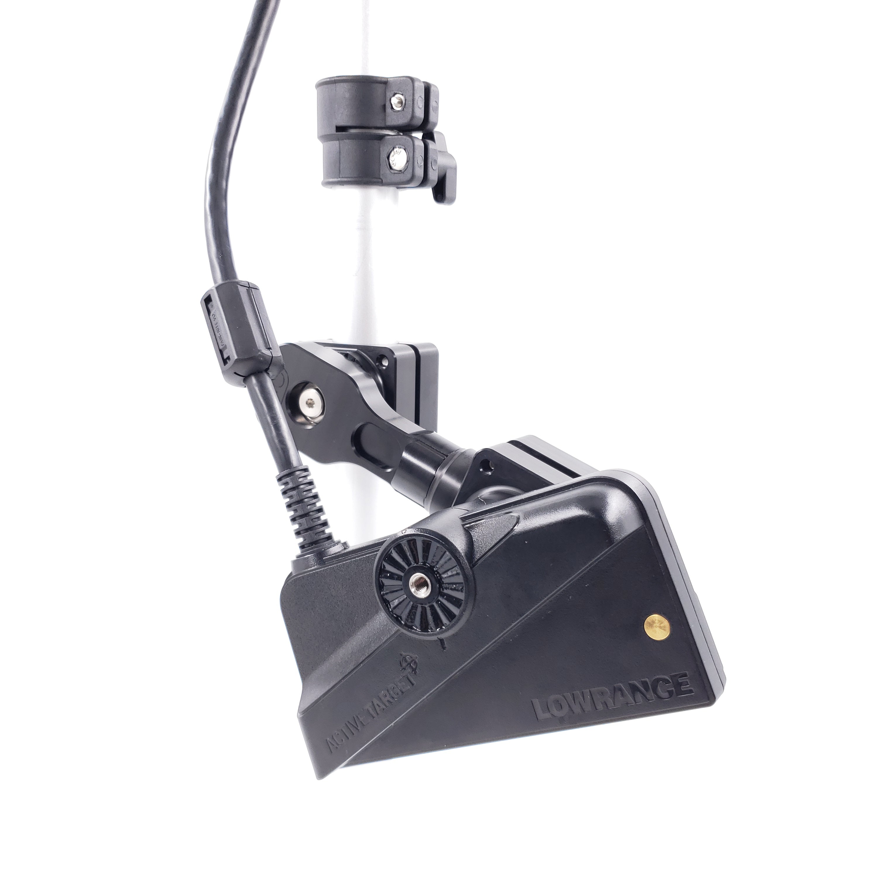 DOMINATOR-LOWRANCE ACTIVE TARGET MOUNT FOR TROLLING MOTOR OR POLE SYSTEM / F.O. LINK SPACER NOT INCLUDED