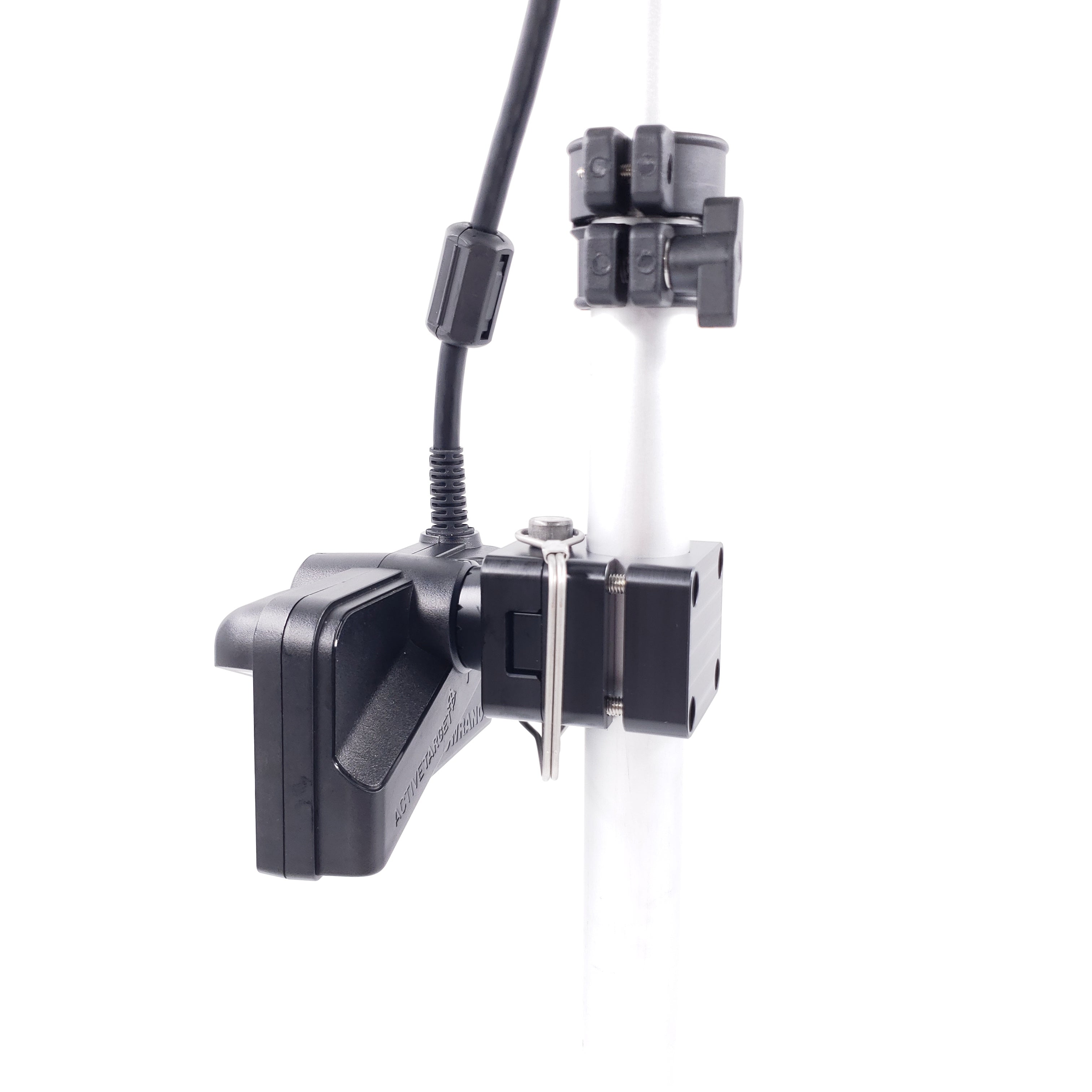 0 DEGREE QUICK RELEASE TRANSDUCER MOUNT ADAPTER FOR LOWRANCE ACTIVE TARGET 1.5" POLES