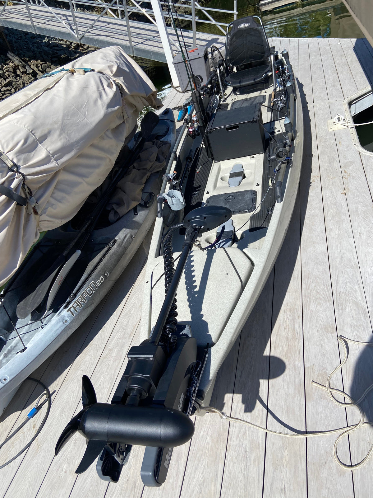 Kayak Bow Mount Trolling Motor Plates