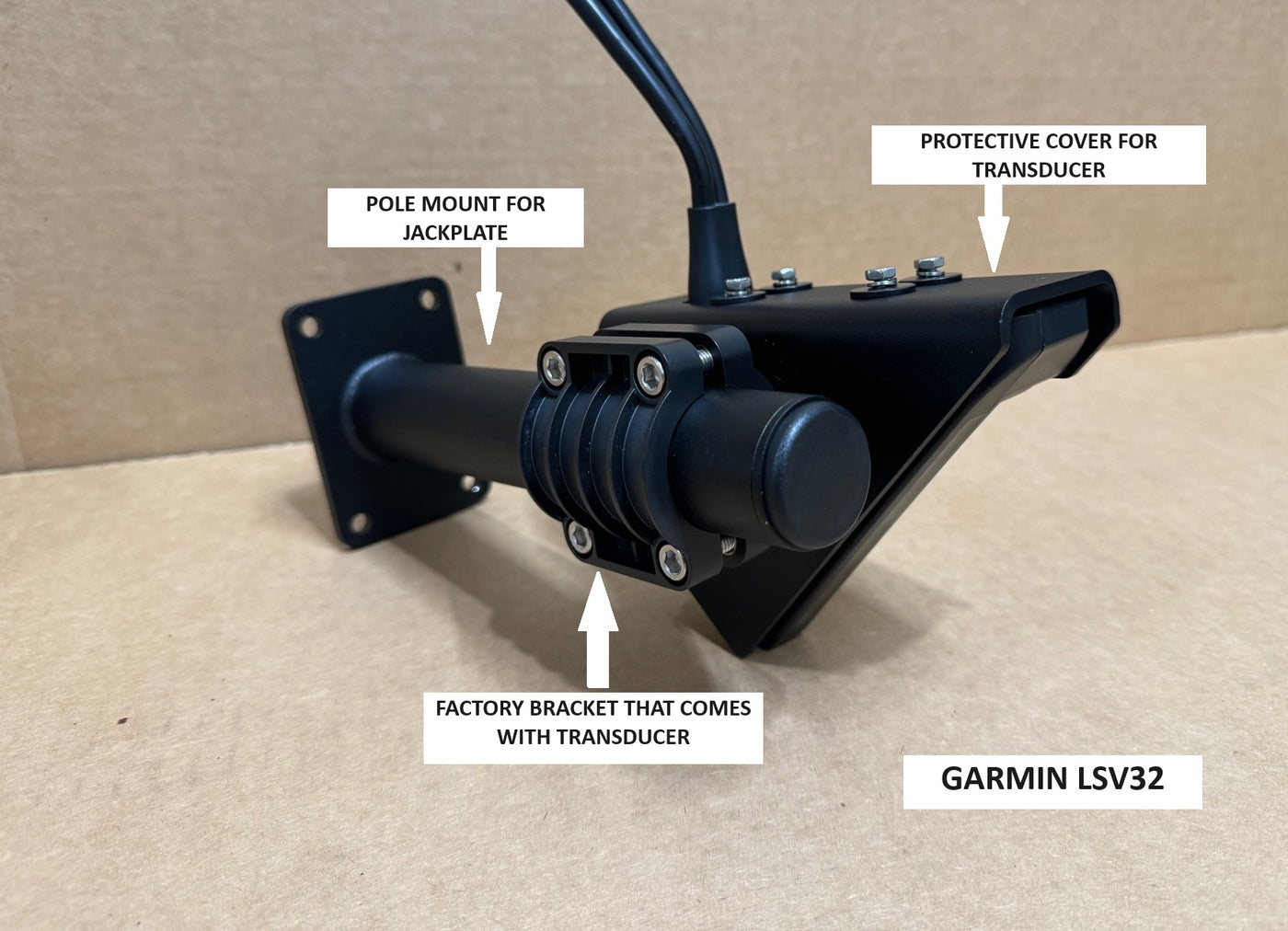 Bass Boat Technologies Jack Plate Livescope Rear Mounts