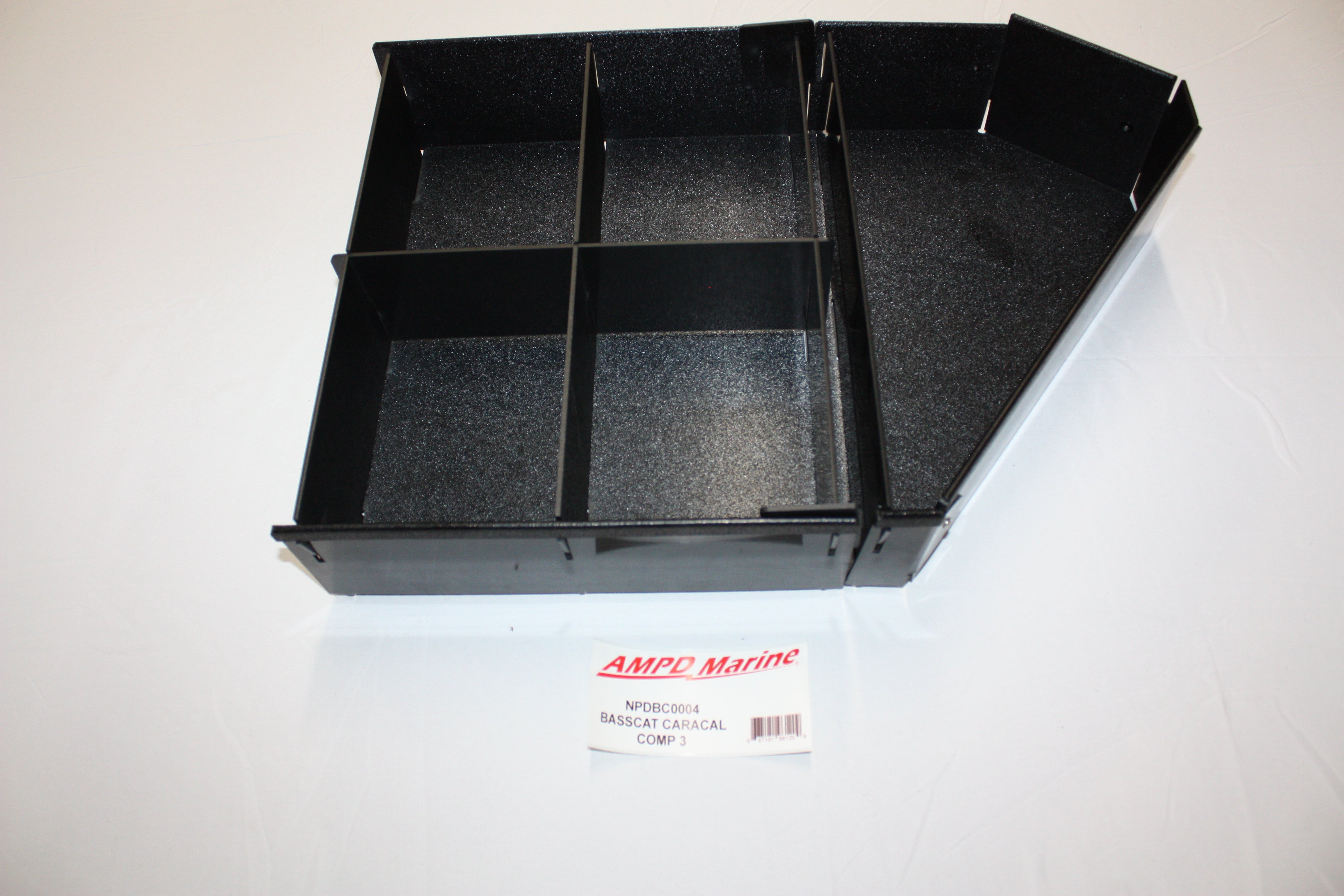 NPDBC0004 2019 BASS CAT CARACAL REAR STARBOARD COMPARTMENT TRAY