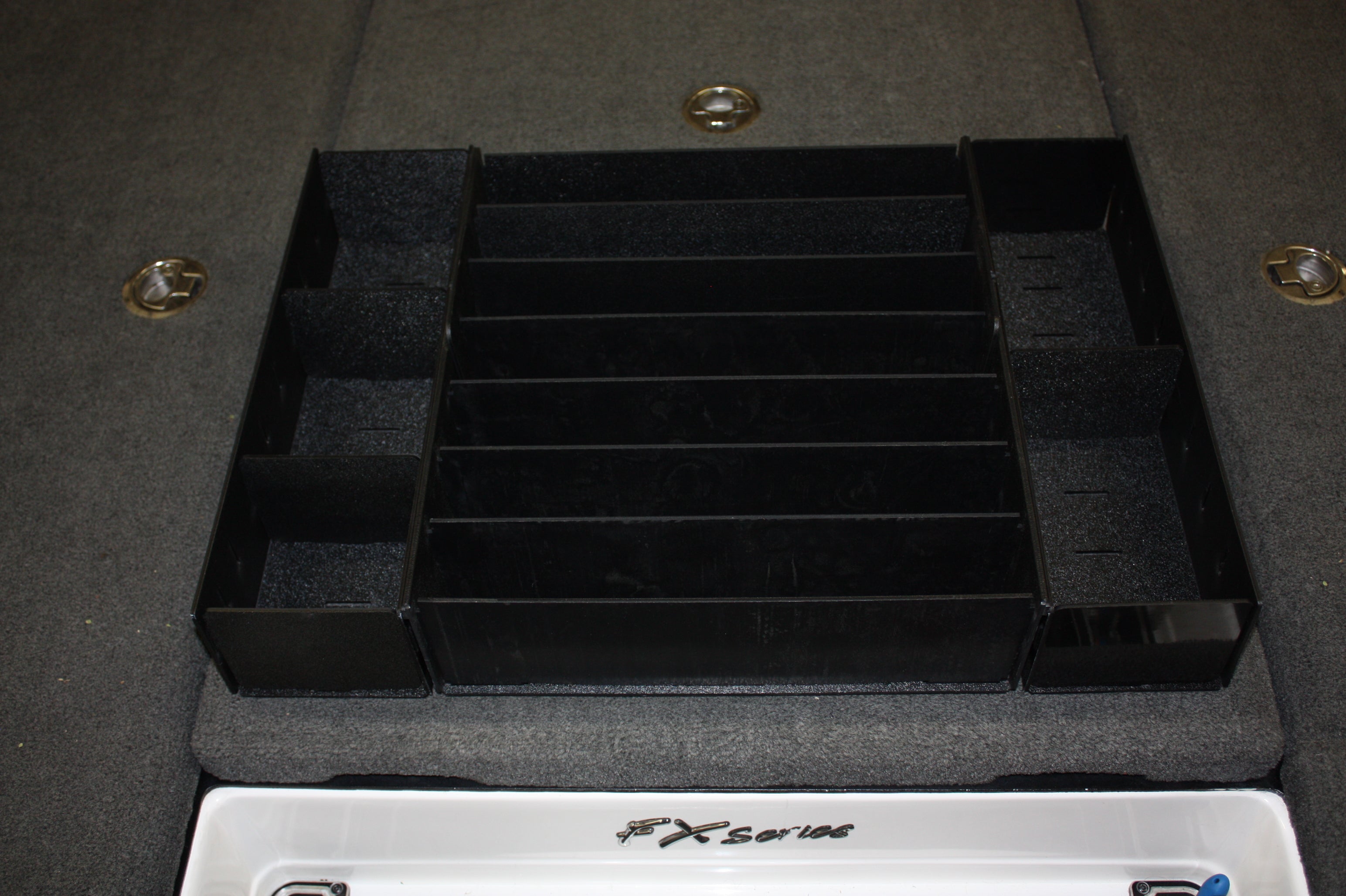 NPDSK0012 Skeeter® 2010 ZX 225, 2012-2014 ZX20/21, 2014-2016 FX, 2009-2011 ZX200 FRONT DECK COMPARTMENT 2 TRAY SYSTEM