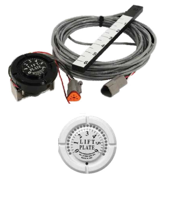 LED GAUGE - WHITE 4' STD PLATE ONLY
