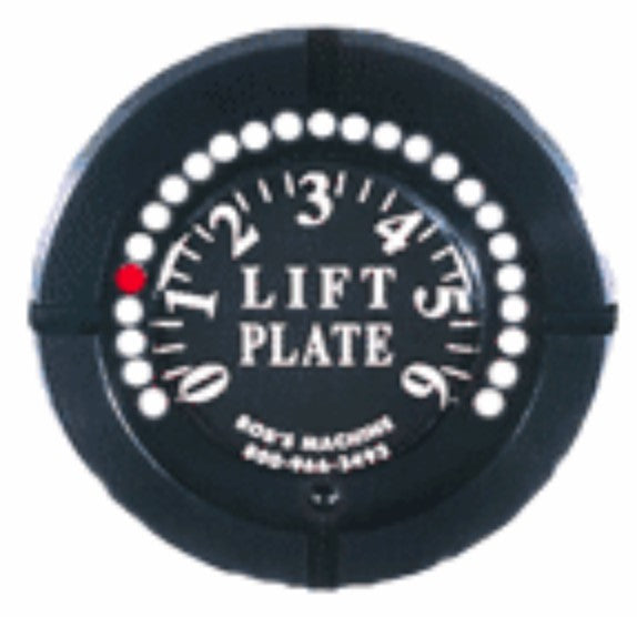 BLK LED GAUGE JACK PLATES