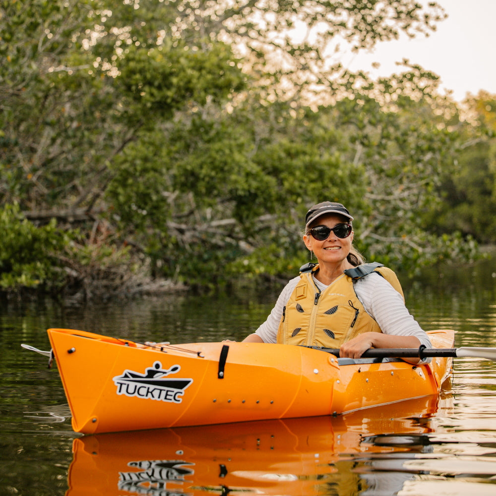 Summer Sale! Tucktec Pro Folding Kayak | Hard-Shell | 2-minute Set-up | Foldable, Portable Kayak