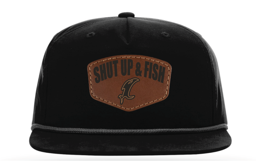 Shut Up & Fish Vic Patch Flatbill Rope - Black