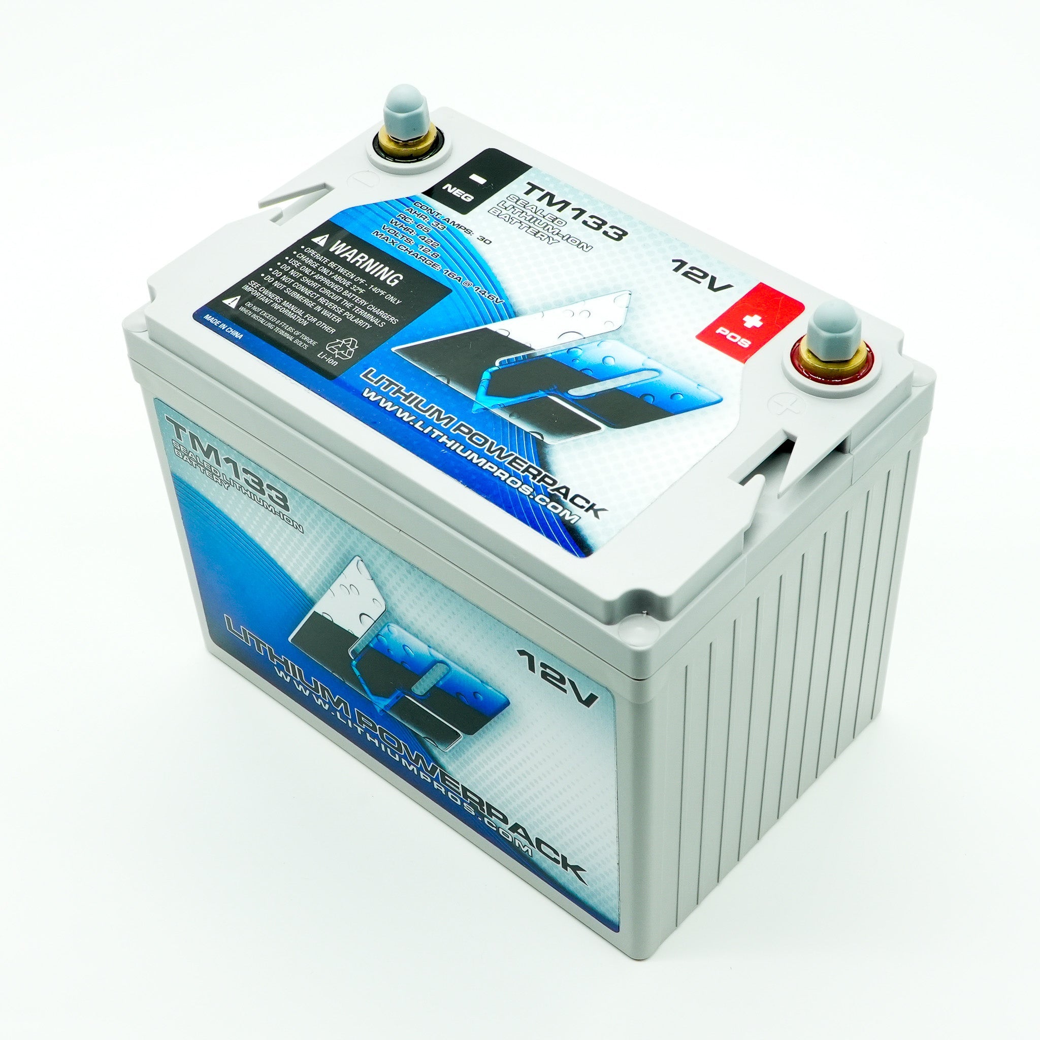 Lithium Pros TM133 12.8V 33Ah Lithium Ion Battery
