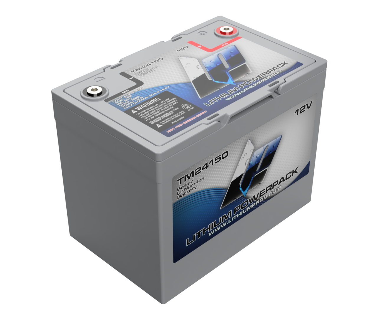 Lithium Pros TM24150 150Ah Lithium Ion 12 Volt Battery