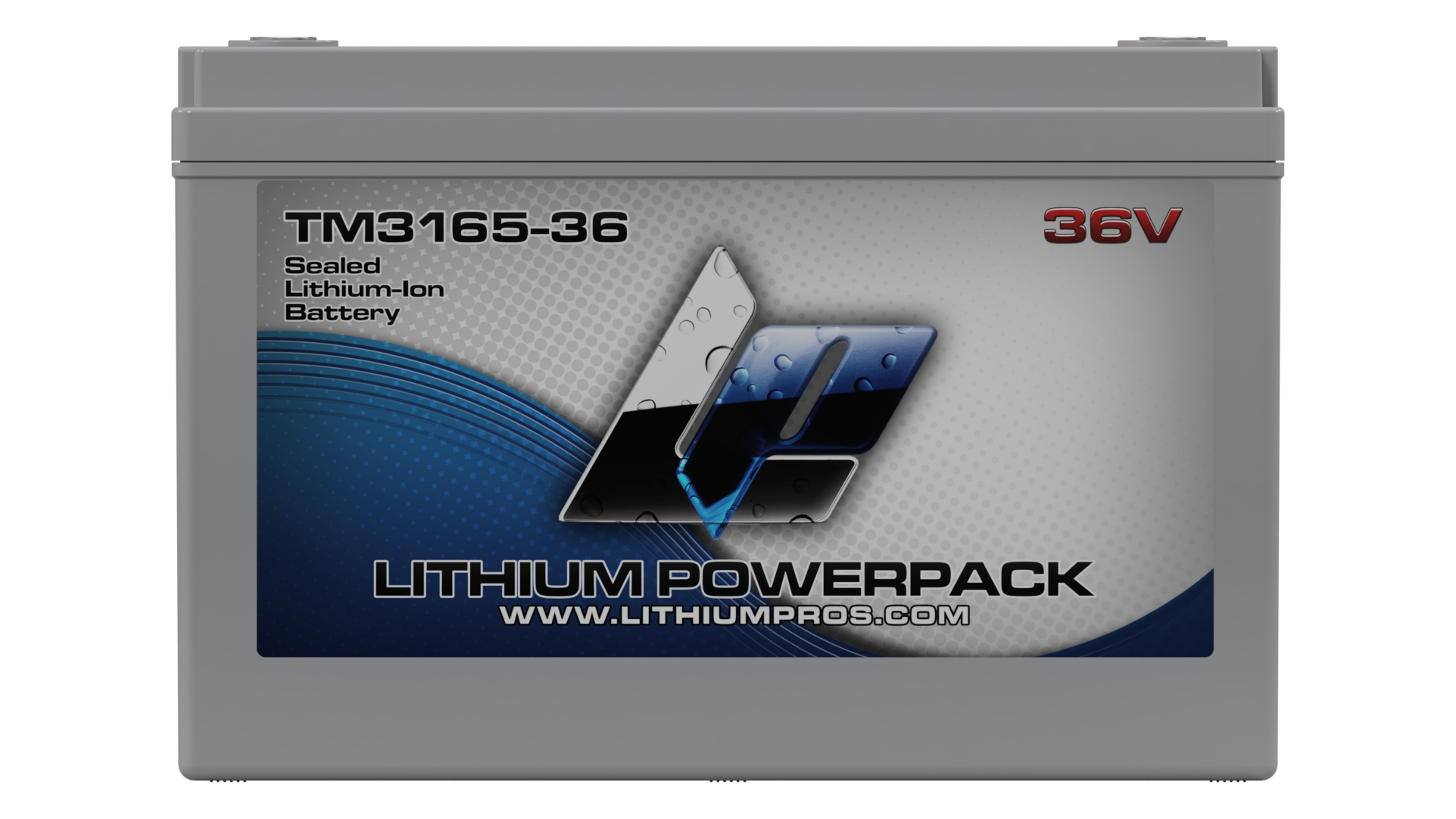 Lithium Pros TM3165-36 36V 65Ah BlueTooth Lithium Ion Trolling Battery
