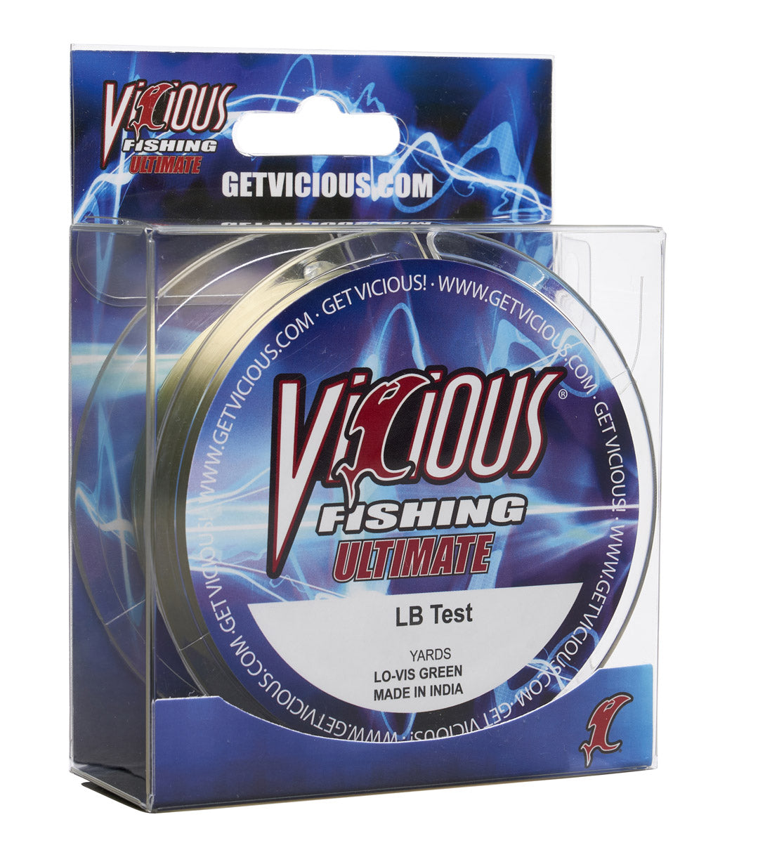 Vicious Ultimate Lo-Vis Green Mono - 14 Lb Test