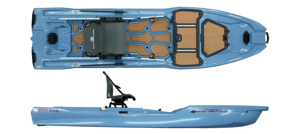 Bonafide Fishing XTR130 2027 Kayak - Steel