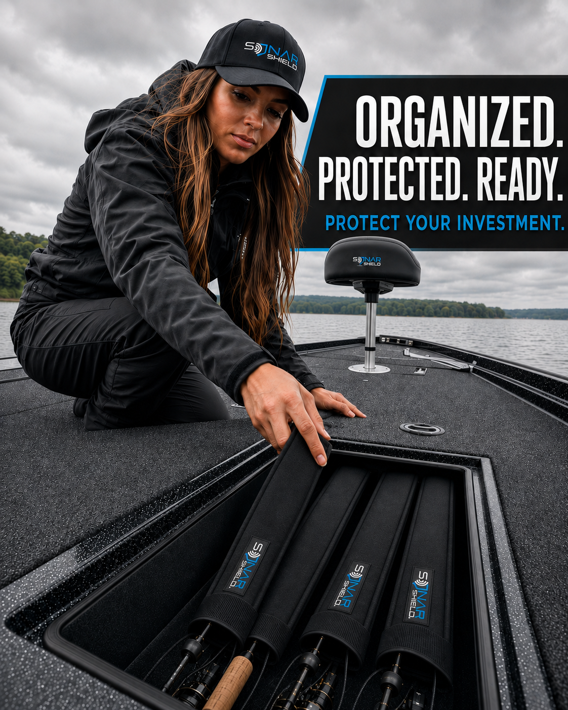 Neoprene Fishing Rod Sleeves – Spinning & Casting Sonar Shield®