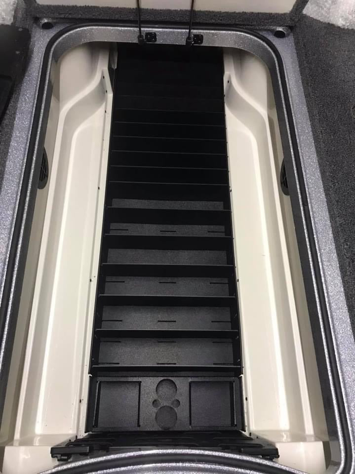 NPDRANG0028 2015-2021 Ranger® Z521 C/L FRONT DECK CENTER COMPARTMENT TACKLE STORAGE TRAY SYSTEM