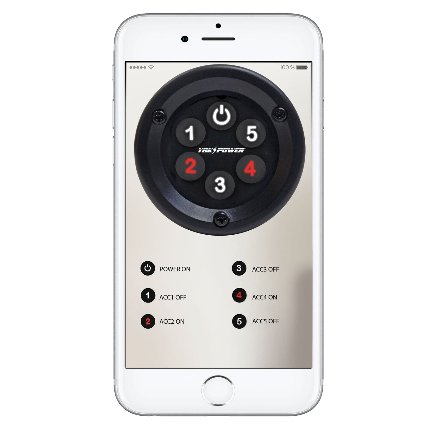 YP-RP5W-OR Five Circuit Wireless Digital Switching System - Kayaks or Off Road