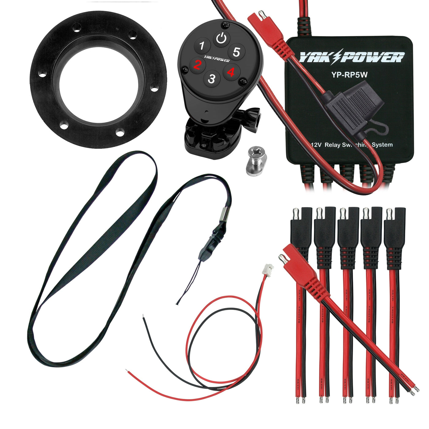 YP-RP5W-OR Five Circuit Wireless Digital Switching System - Kayaks or Off Road