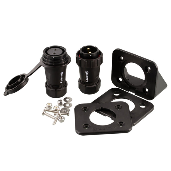 Scotty 2121 Marine Grade Plug & Socket - 12V