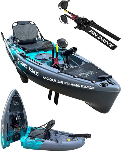 Raptor 9.5ft Fin Drive Modular Fishing Kayak