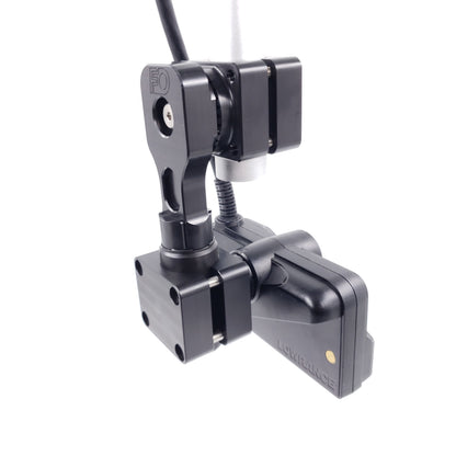 DOMINATOR-ULTIMATE LOWRANCE ACTIVE TARGET ADJUSTABLE SCOUT MODE MOUNT WITH ZERO DEG PKG FOR 1.5" POLES