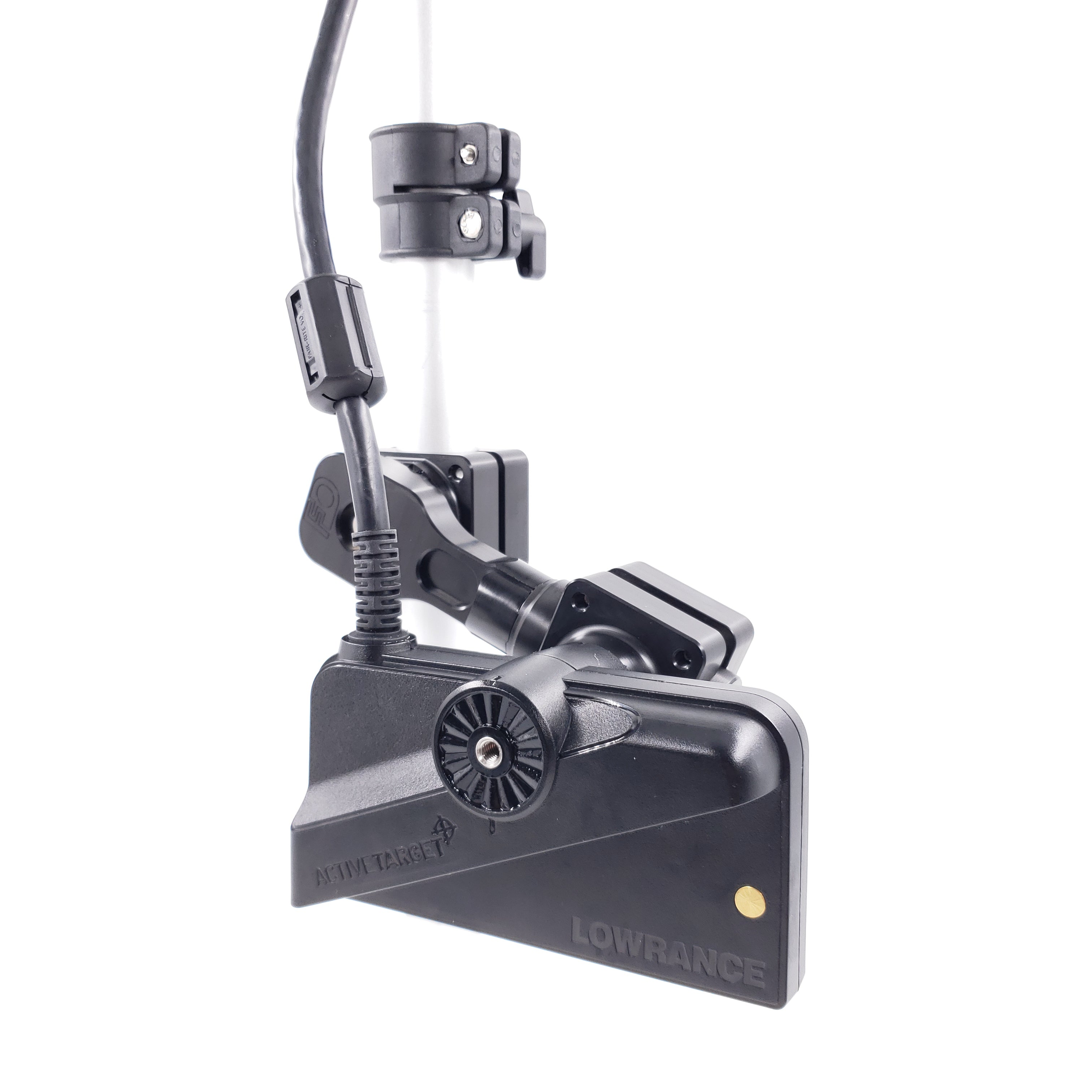 DOMINATOR-LOWRANCE ACTIVE TARGET MOUNT FOR TROLLING MOTOR OR POLE SYSTEM / F.O. LINK SPACER NOT INCLUDED