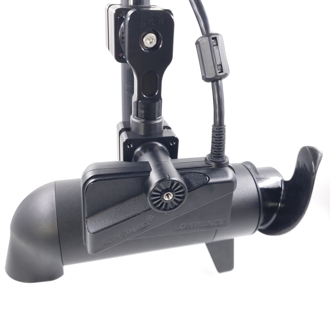 DOMINATOR-LOWRANCE ACTIVE TARGET MOUNT FOR TROLLING MOTOR / F.O. LINK SPACER INCLUDED