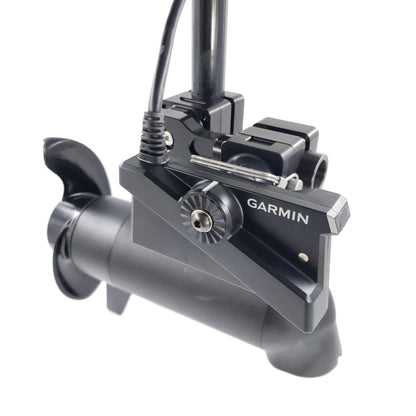 DOMINATOR-GARMIN LVS34 QUICK RELEASE MOUNT FOR TROLLING MOTOR / F.O. LINK SPACER INCLUDED