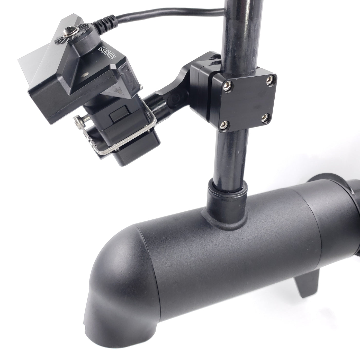 DOMINATOR-GARMIN LVS34 QUICK RELEASE MOUNT FOR TROLLING MOTOR / F.O. LINK SPACER INCLUDED