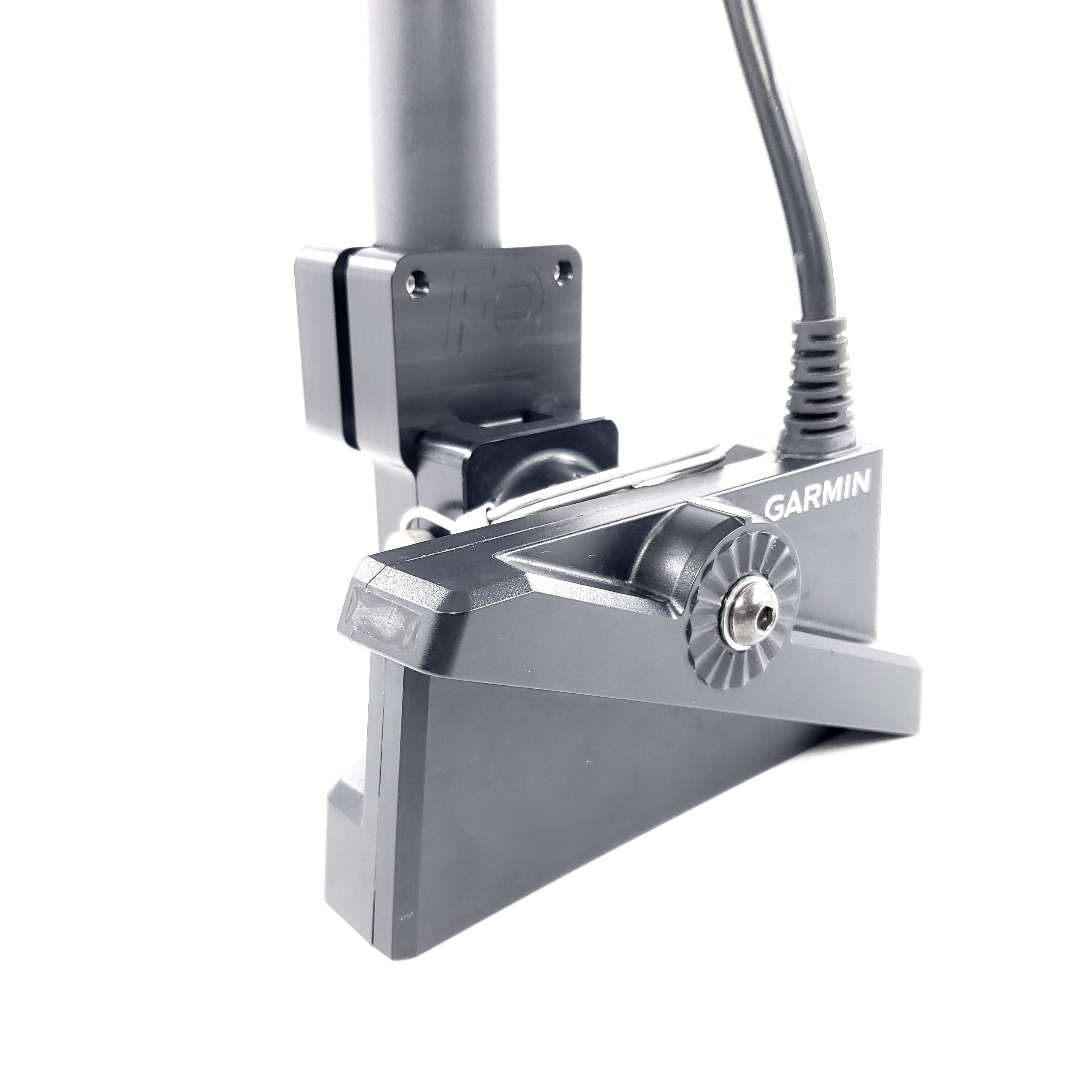 0 DEGREE GARMIN LIVESCOPE PLUS LVS34 ICE POLE  FORWARD/DOWN/PERSPECTIVE MOUNT, QUICK RELEASE TRANSDUCER MOUNT