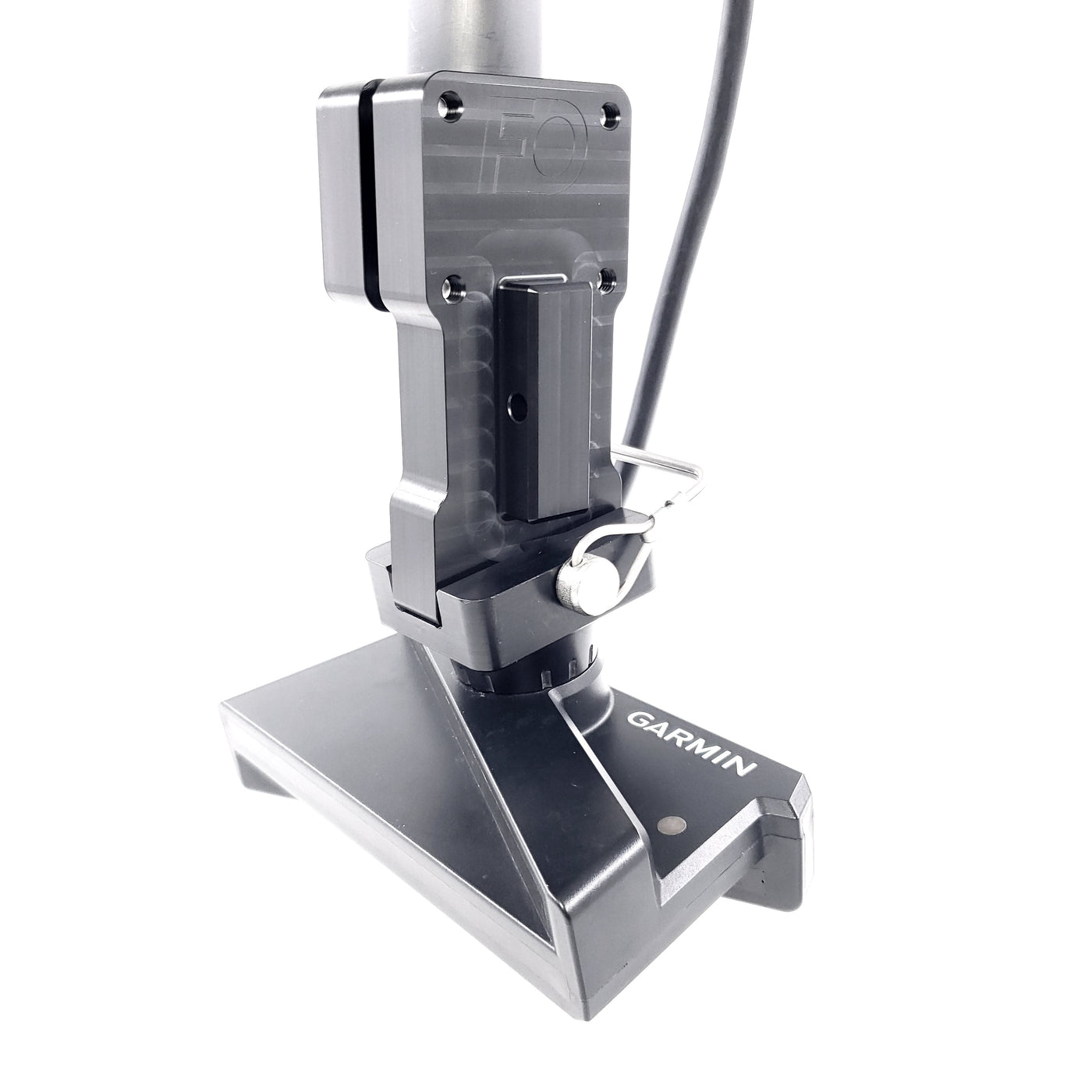 0 DEGREE GARMIN LIVESCOPE PLUS LVS34 ICE POLE  FORWARD/DOWN/PERSPECTIVE MOUNT, QUICK RELEASE TRANSDUCER MOUNT