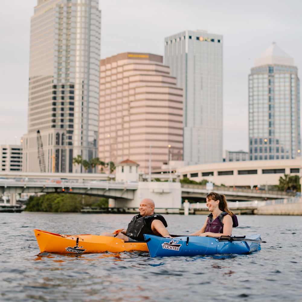 Summer Sale! Tucktec Pro Folding Kayak | Hard-Shell | 2-minute Set-up | Foldable, Portable Kayak