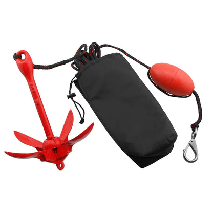 3.5lb Grapnel Anchor and 25ft Rope