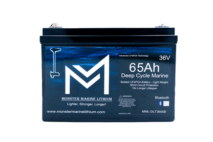 36V 65Ah Bluetooth Lithium Trolling Battery