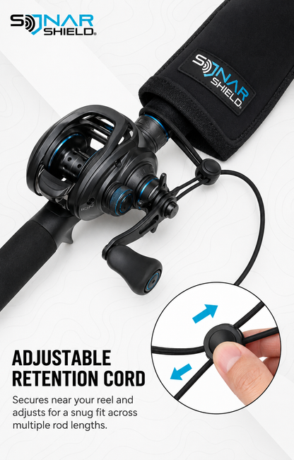 Neoprene Fishing Rod Sleeves –  Spinning & Casting Sonar Shield®