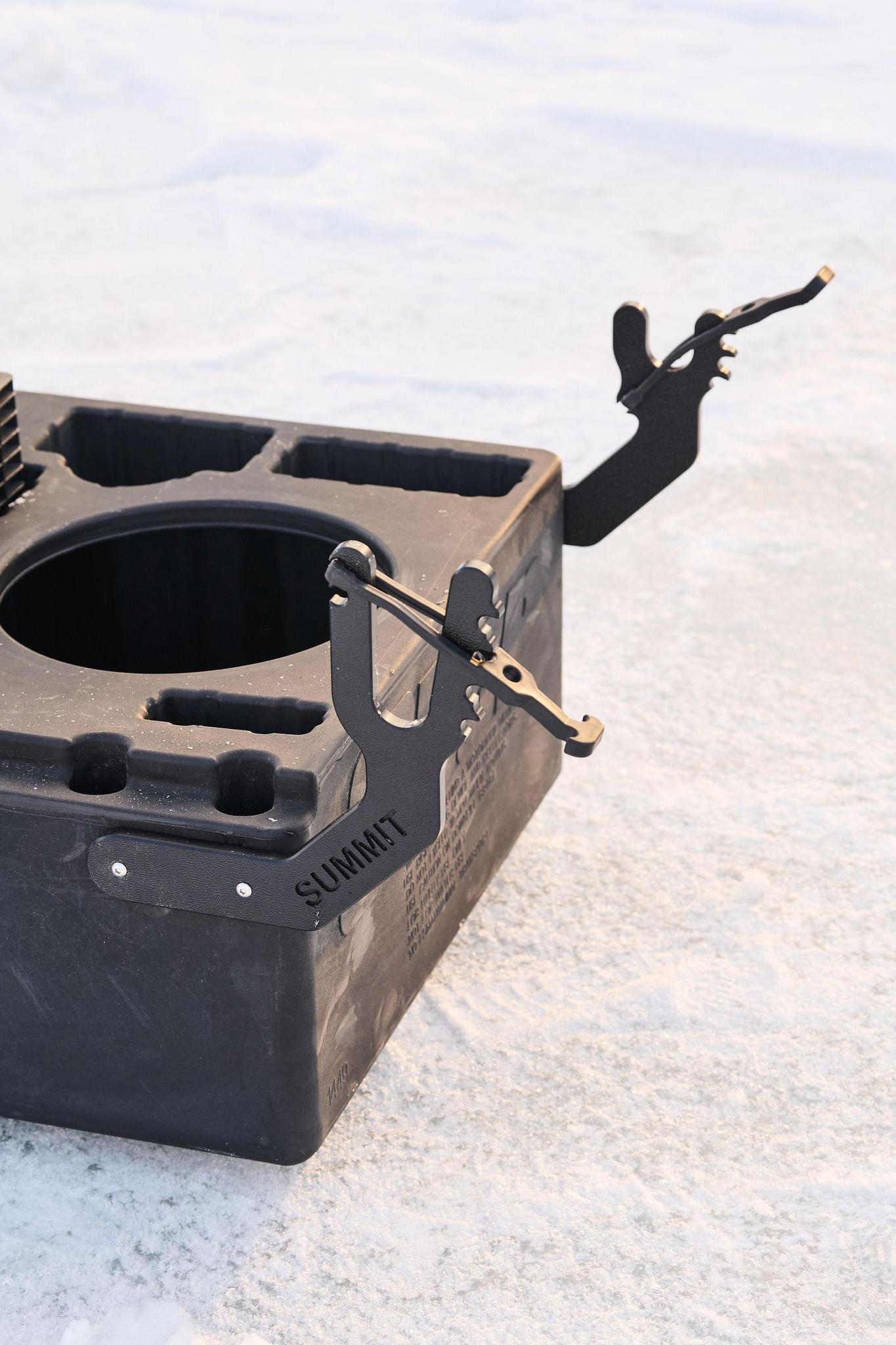 Sonar Sled Auger Rack