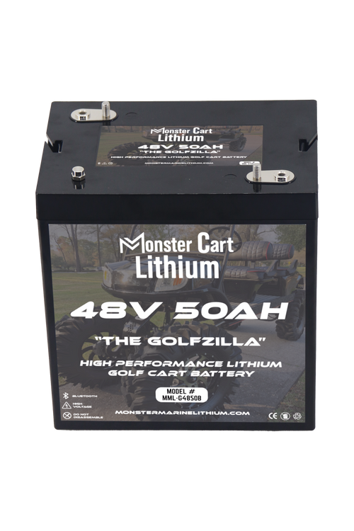 48V 50AH - "THE GOLFZILLA" - BLUETOOTH HIGH PERFORMANCE LITHIUM GOLF CART BATTERY - GC2 GROUP