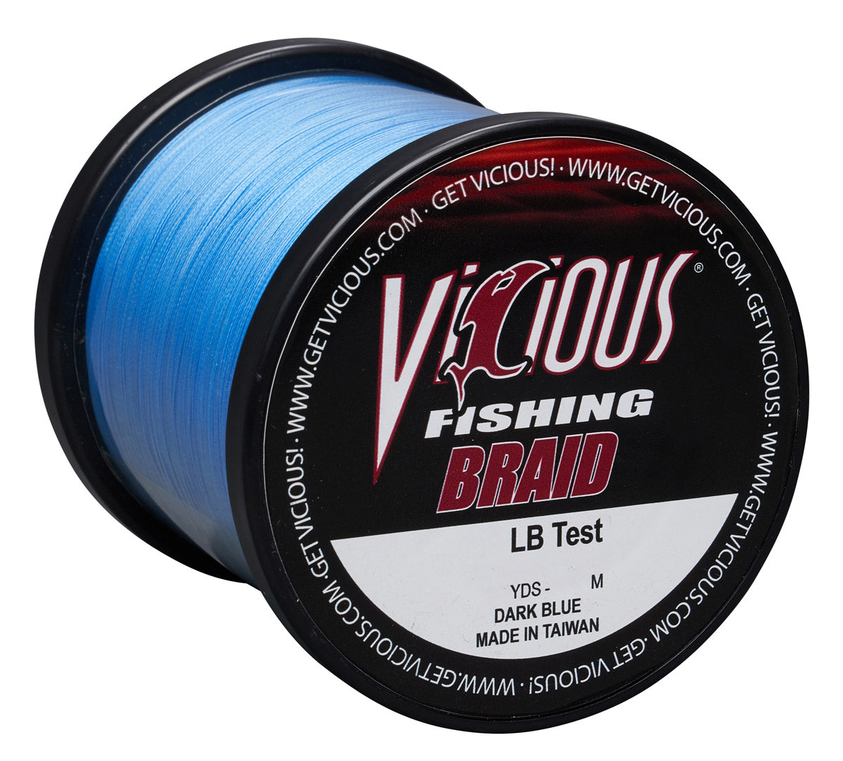Vicious Standard Blue Braid - 120 Lb Test