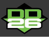 DD26 Fishing Carpet Decal 12" x 8"