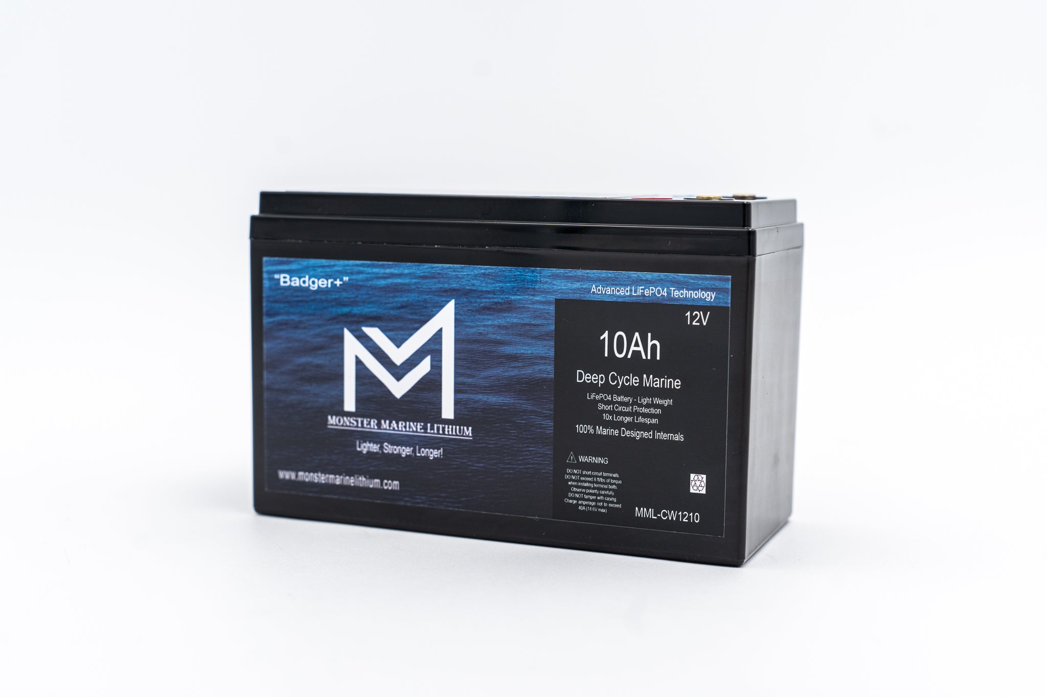 12v 10Ah Monster Marine Lithium Deep Cycle