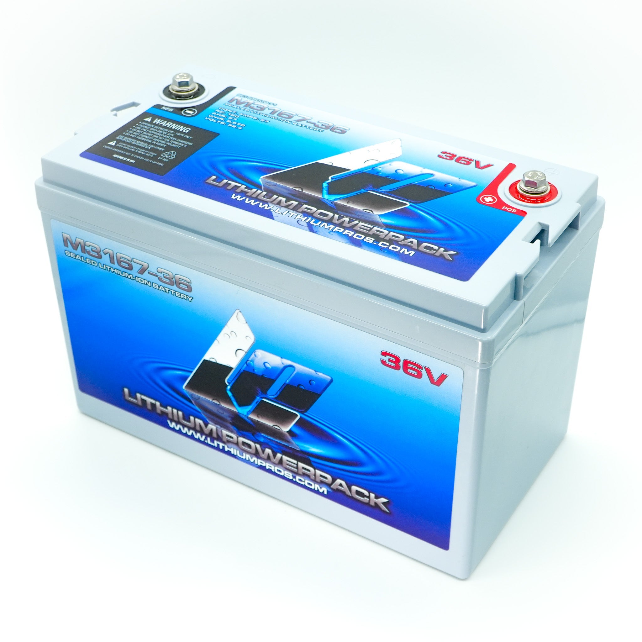 Lithium Pros  M3167-36 38.4V 67Ah Lithium Ion Trolling Battery