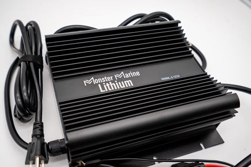 2 Bank Lithium/AGM/Lead Marine Waterproof Battery Charger