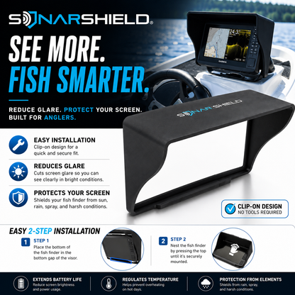 Garmin ECHOMAP Ultra 102sv Fish Finder Visor