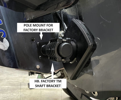 Bass Boat Technologies Jack Plate Livescope Rear Mounts