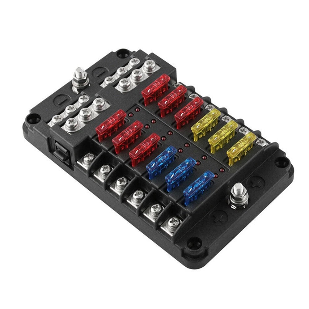 12 Way Fuse Block Panel