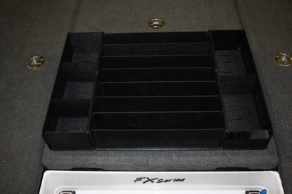 NPDSK0012 Skeeter®  2010 ZX 225, 2012-2014 ZX20/21, 2014-2016 FX, 2009-2011 ZX200 FRONT DECK COMPARTMENT 2 TRAY SYSTEM