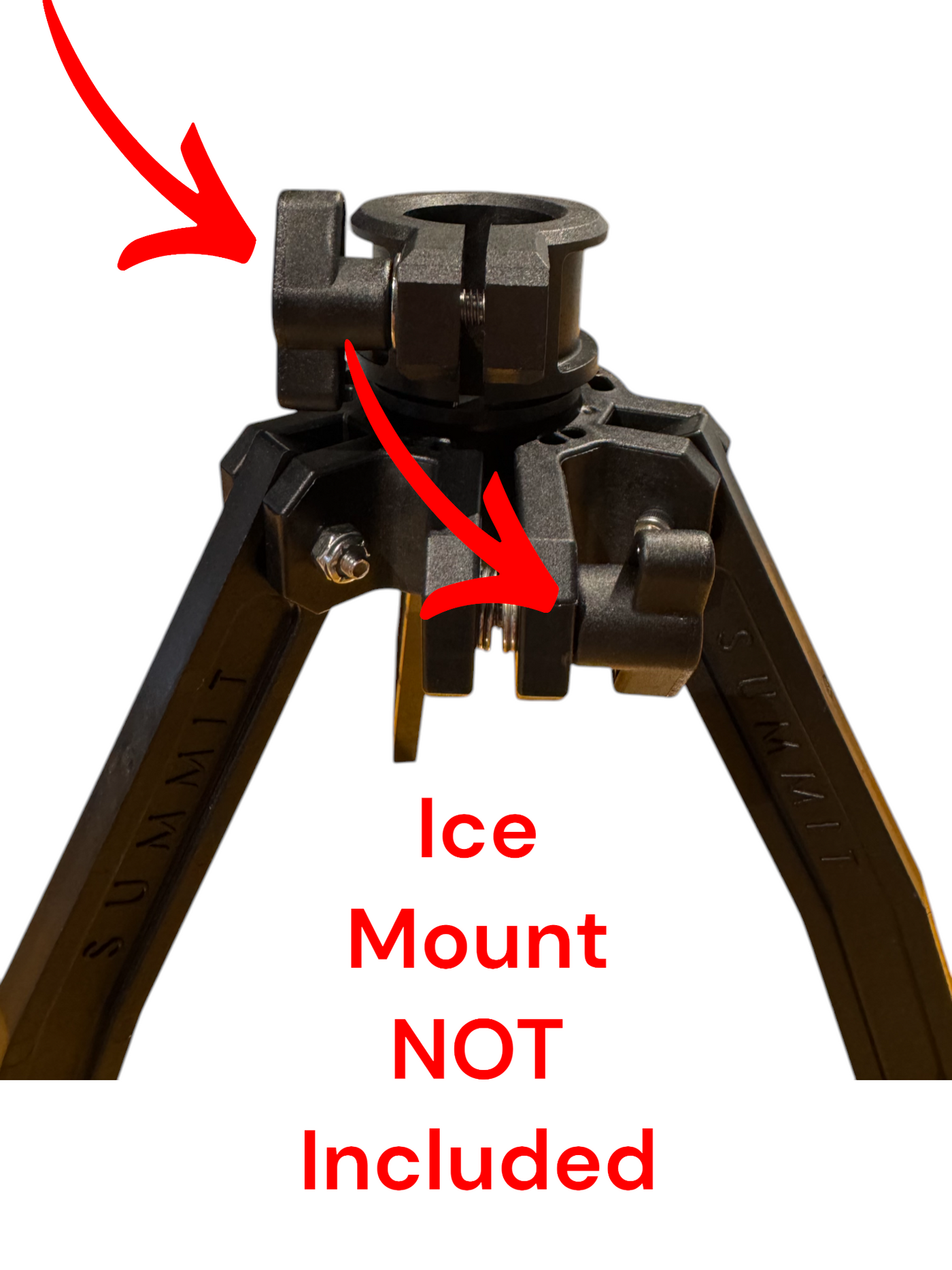 Bolt and Wing Nut for Ice Mount or Handle