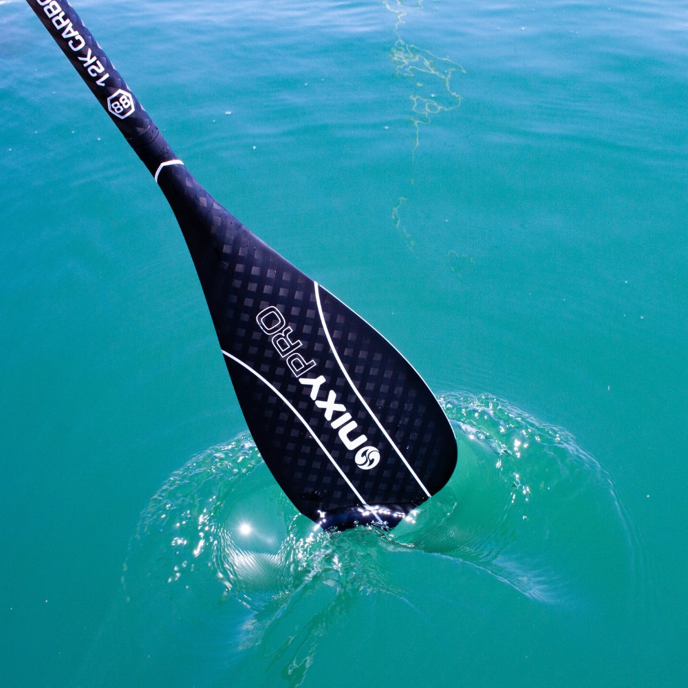 NIXY 3-Piece Adjustable 100% 12K Carbon Fiber SUP Pro Paddle
