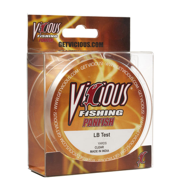 Vicious Panfish Clear Mono - 4 Lb Test